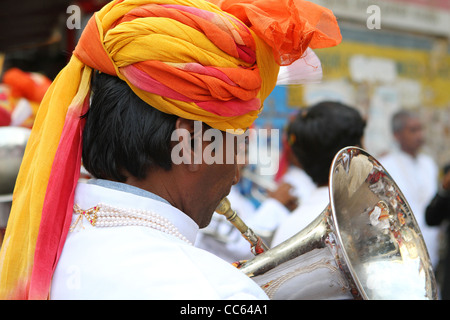 Indian musician Stock Photo - Alamy