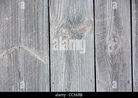 Weathered gray barn siding on a Vermont Barn Stock Photo