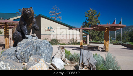 The Big Bear Discovery Center at Big Bear Lake in Southern California Stock Photo