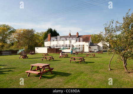 The Four Alls pub, Welford-on-Avon, Warwickshire, England, UK Stock Photo