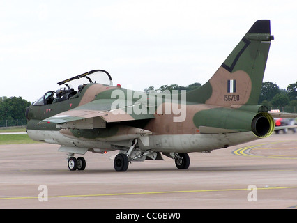 Ling-Temco-Vought TA-7C Corsair II of the Greek Air Force, taxying at the Royal International Air Tattoo at Fairford, Gloucester Stock Photo