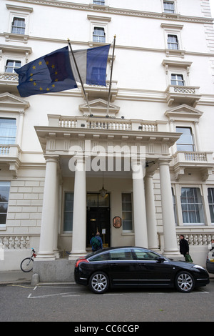 french embassy in Knightsbridge London England UK United kingdom Stock Photo