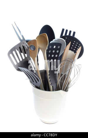Various types of kitchen tools, cooking devices. Stock Photo
