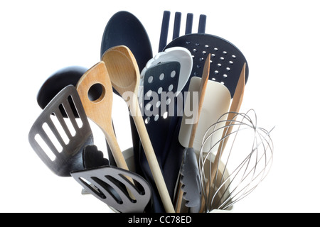 Various types of kitchen tools, cooking devices. Stock Photo