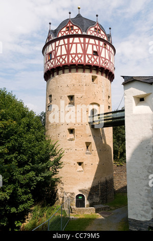 Burgk Castle, Burgk, Thuringia, Germany, Europe Stock Photo