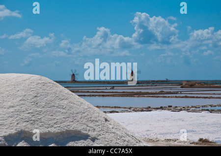 Mozia - Salt Works Stock Photo - Alamy