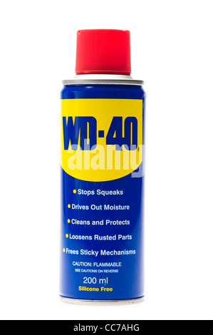 a can of WD-40 spray lubricant Stock Photo