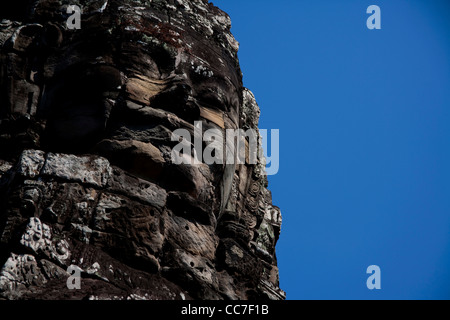 Bayon temple, Prasat Bayon, Angkor Thom, Angkor area, Siem Reap, Cambodia, Asia Stock Photo