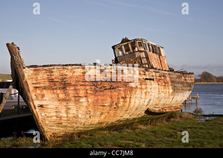 Abandoned Fishing Vessel Stock Photo