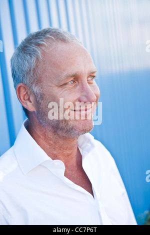 Portrait of Man, Mannheim, Baden-Wurttemberg, Germany Stock Photo