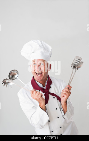 Portrait of Chef Stock Photo