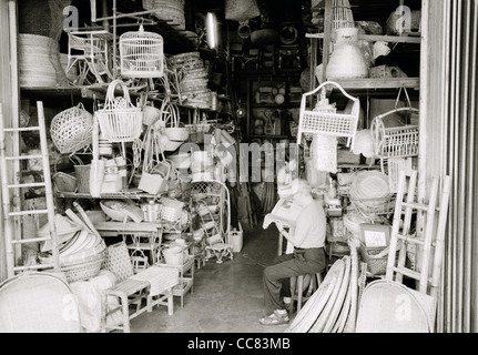 Travel Photography - Shop in Kuala Lumpur in Malaysia in Southeast Asia Far East. Business Occupation People Documentary Stock Photo