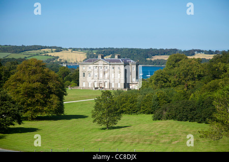 The 18th century manor house of Castle Ward, Strangford Lough, County Down, Northern Ireland. Stock Photo