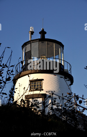 Owls Head lighthouse, Thomaston, Maine, New England, USA Stock Photo