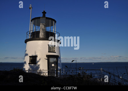 Owls Head Lighthouse, Thomaston, Maine, New England, USA Stock Photo