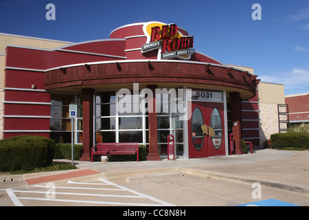 Red Robin Gourmet Burgers and Spirits - Garland, TX - January 2012 Stock Photo