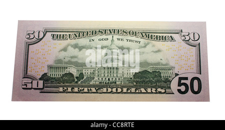 U.S currency Dollars bill arranged in order Stock Photo