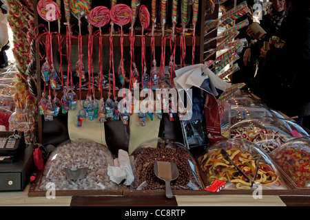 German Christmas Market South Bank London Stock Photo