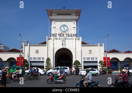 Ben Thanh Market Ho Chi Minh City Vietnam Stock Photo