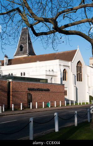 Dulwich Picture Gallery and Edward Alleyn House in College Road, Dulwich Village, South London Stock Photo