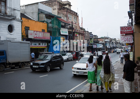 A view of the city of Kandy in Sri Lanka Stock Photo