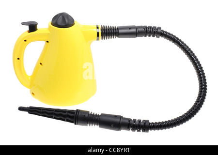 Steam cleaner isolated on white background Stock Photo