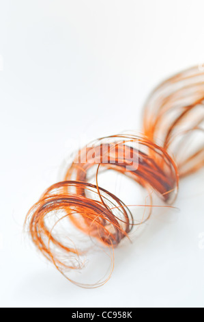 curly hair closeup Stock Photo