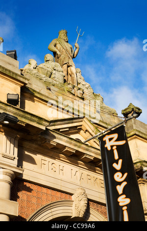 Former Fish Market Newcastle upon Tyne England Stock Photo