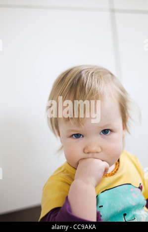 Portrait of Baby Girl Stock Photo