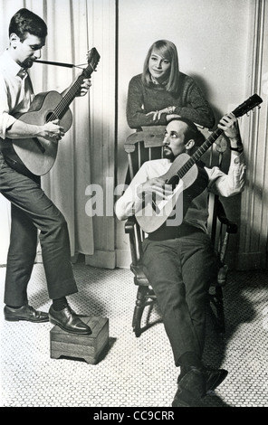 PETER PAUL AND MARY  US folk group in 1965 Stock Photo