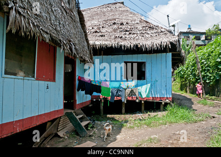 Iquitos, Peru. The shanty town in the Belen neighborhood Stock Photo