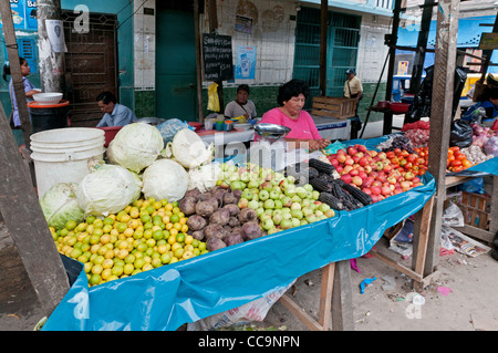 Iquitos, Peru. Belen open-air market Stock Photo