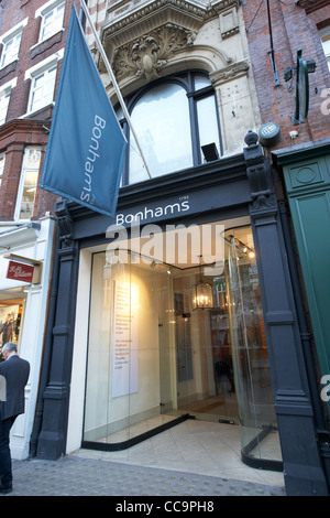 bonhams auction house bond street London England UK United kingdom Stock Photo