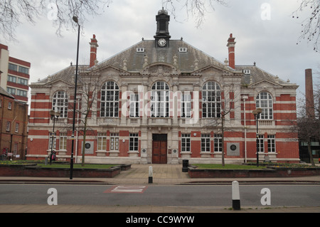 The front entrance to Tottenham Town Hall, North London, United Kingdom ...