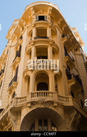 Art Deco building in the Talaat Harb area of downtown Cairo Stock Photo