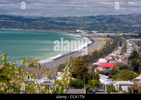 Napier, New Zealand, from Napier Bluff. Stock Photo