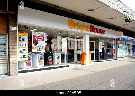 Exterior of a Brighthouse or Bright house,  pay weekly credit store. Stock Photo