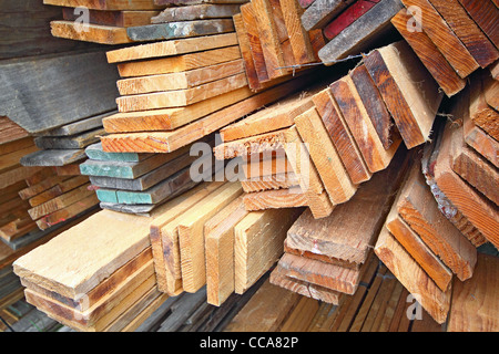 Stack of lumber  Stock Photo