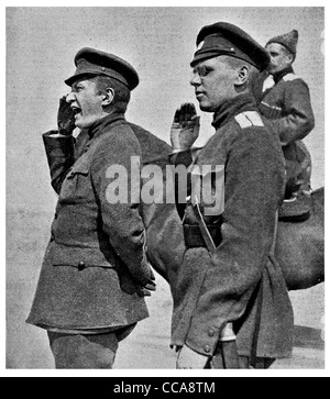 1917 Russian Prime Minister Alexander Fyodorovich Kerensky  Russian Army Minister of war uniform Russia guard desert Stock Photo