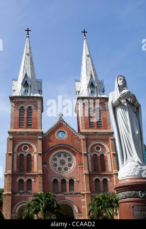 Notre Dame Cathedral Ho Chi Minh City Stock Photo