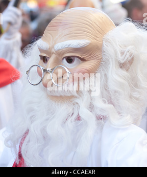 Carnaval de Limoux 2012 aude languedoc 11 photos of the worlds longest running carnaval Stock Photo