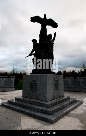 The Polish Armed Forces Memorial at the National Memorial Arboretum Stock Photo