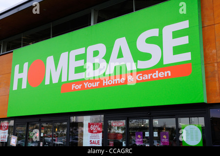 Homebase DIY Shop, Cambridge, England, UK Stock Photo