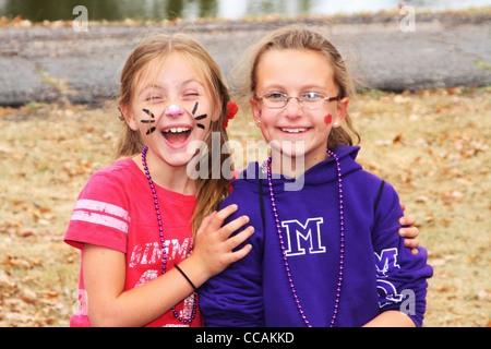 Face paint facepaint painted faces hi-res stock photography and