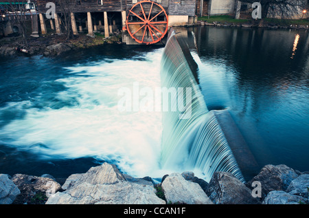 Old Mill in Pigeon Forge Stock Photo