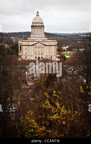 Frankfort, Kentucky - entrance to State Capitol Building Stock Photo