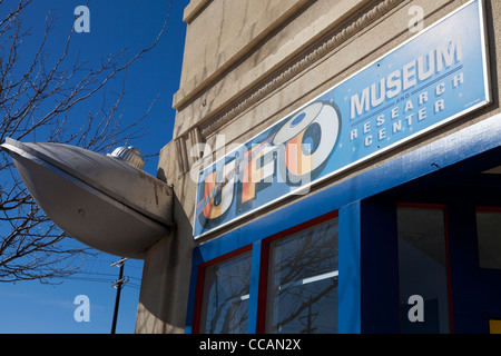 UFO Museum and Research Center in Roswell, New Mexico Stock Photo