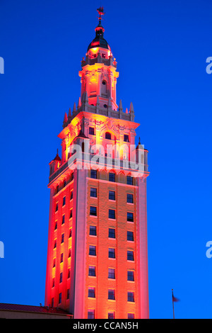 Freedom Tower in downtown of Miami Stock Photo