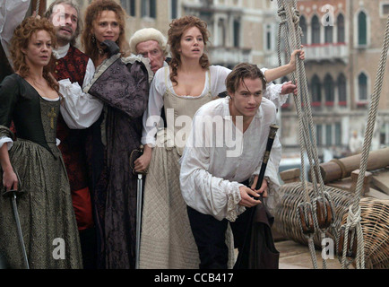 CASANOVA  2005 Touchstone film with  Heath Ledger at right as Casanova Stock Photo