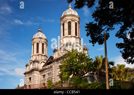 Saint Johns Cathedral in St. Johns, Antigua, West Indies Stock Photo